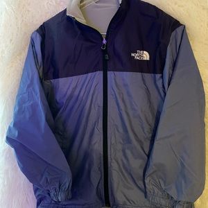 The North Face Reversible Jacket Youth L Women’s XS-S Lavender/Periwinkl…